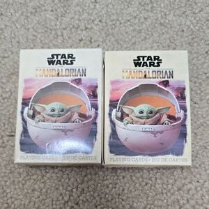 Star Wars Mandalorian Baby Yoda Playing Cards - Set of 2 Decks